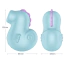 Симулятор орального сексу для жінок з вібрацією Satisfyer Sea Pony, блакитний - Фото №5