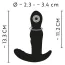 Вибростимулятор простаты с ротацией Anos Finest Butt Wear RC Rotating Prostate Plug With Vibration, синий - Фото №12