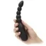 Анальний вібратор Aggress Vibrating Butt Plug 6, чорний - Фото №3
