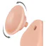 Фаллоимитатор Sliding-Skin Dual Layer Dong 8.5 с мошонкой, телесный - Фото №5