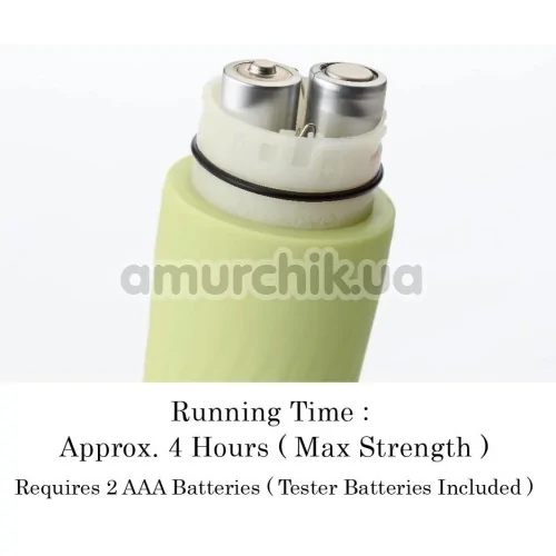 Вибратор Tenga Iroha Zen Matcha, зеленый