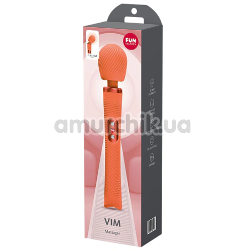 Универсальный вибромассажер Fun Factory VIM Orange, оранжевый