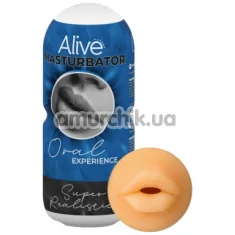 Симулятор орального сексу Alive Masturbator Super Realistic Oral Experience, тілесний - Фото №1
