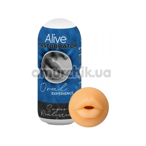 Симулятор орального сексу Alive Masturbator Super Realistic Oral Experience, тілесний - Фото №1