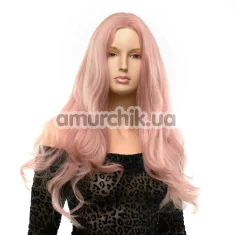 Перука Fetish Hair Wavy Wig With No Bangs, рожева - Фото №1
