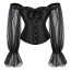 Корсет Star Night Off Shoulder Long Sleeves Corset, черный - Фото №9