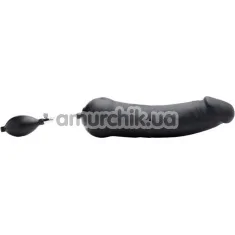 Анальний розширювач Tom of Finland Toms Inflatable Silicone Dildo, чорний - Фото №1
