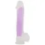 Фаллоимитатор Glow in the Dark Silicone Big Dildo, розовый - Фото №1