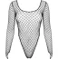 Боді Leg Avenue High-Cut Industrial Net Bodysuit, чорне - Фото №5