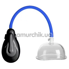 Вакуумная помпа для вагины LuvPump Automatic Vagina Enhancement System, голубая - Фото №1