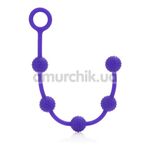 Набор анальных цепочек Posh Silicone “O” Beads, фиолетовый