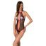 Боді Passion Free Your Senses Erotic Line Satara, чорно-червоне - Фото №1