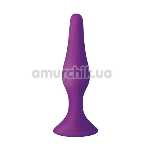 Анальная пробка Mai Attraction Pleasure Toys №35, фиолетовая - Фото №1