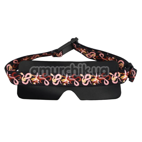 Бондажний набір Lockink The Flowering Serpent Leather Bondage Restraint Set 12PC, чорний