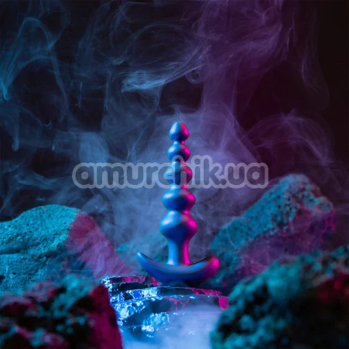 Анальный вибростимулятор Hueman Galaxy Force Anal Beads, фиолетовый