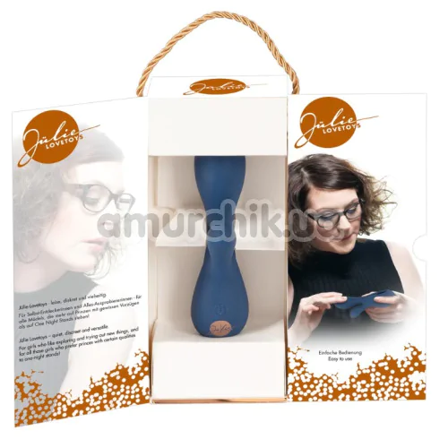 Вибратор Julie Lovetoys Mini Rabbit Vibrator, синий