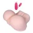 Штучна вагіна та анус з вібрацією Boss Of Toys Vibrating Life-Sized Pussy & Ass XXL, тілесна - Фото №1