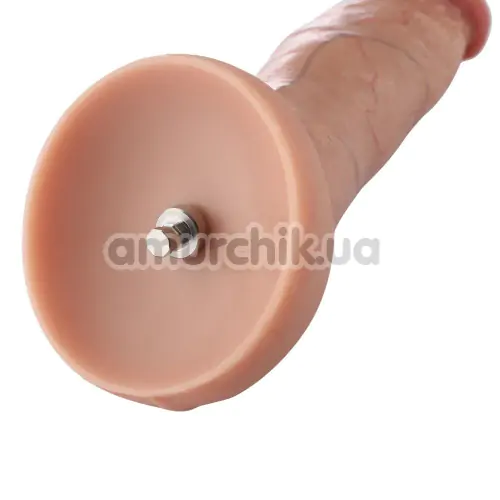 Фалоімітатор-насадка Hismith Hyper Realistic Silicone Dildo, тілесний