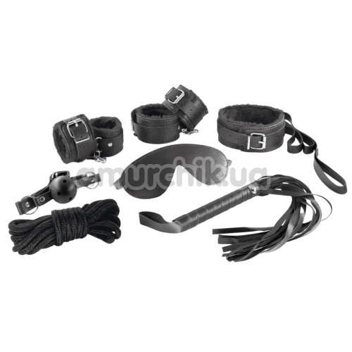 Бондажний набір Crushious Dungeons & Maidens, чорний - Фото №1