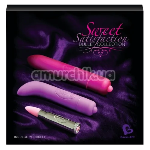 Набор 3-х предметов Rocks-Off Indulge Yourself Sweet Satisfaction Bullet Collection