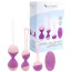 Набор вагинальных шариков с вибрацией S Pleasures Premium Kegel Collection, сиреневый - Фото №4