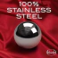 Вагинальные шарики Noir Stainless Steel Kegel Balls, серебряные - Фото №6