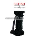 Верёвка Fetish Fantasy Series Deluxe Silky Rope, чёрная - Фото №1