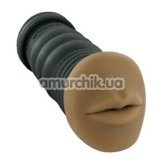 Симулятор орального секса Erolution SuperSckr Oral Pleasure, коричневый - Фото №1