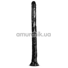 Фалоімітатор Jet Black Mamba 19 Inches, чорний - Фото №1