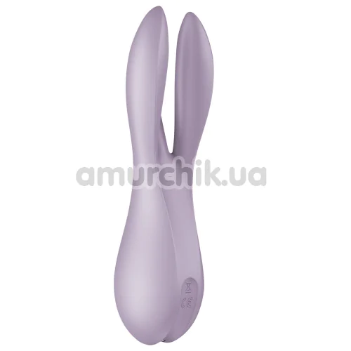 Кліторальний вібратор Satisfyer Threesome 2, фіолетовий