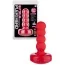 Анальная пробка с вибрацией Butt Plug Flexi Head 4,5, красная - Фото №2