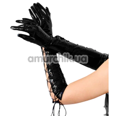 Перчатки Art of Sex Mistress Lacquered, черные - Фото №1