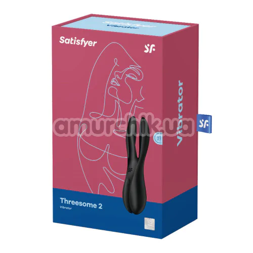 Клиторальный вибратор Satisfyer Threesome 2, черный