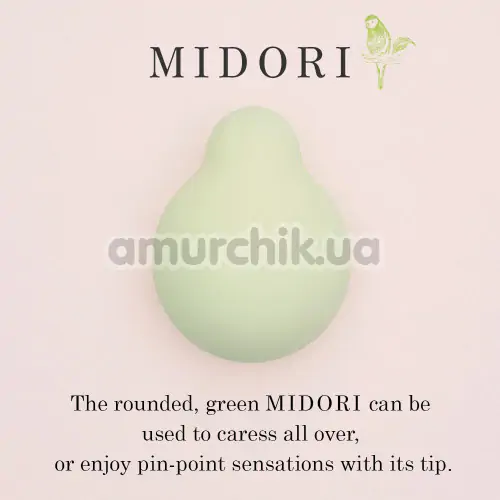 Кліторальний вібратор Tenga Iroha Midori, салатовий