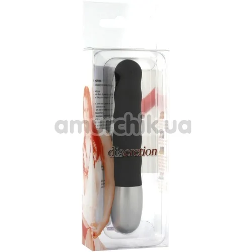 Вибратор Discretion Ribbed Vibrator, черный