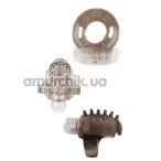 Набор из 3 игрушек GK Power Teasers Ring Kit, серый - Фото №1