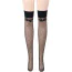 Панчохи Star Night Polka Dot Stockings With Bow Stocking, чорні - Фото №4