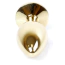 Анальна пробка з синім кристалом Exclusivity Jewellery Gold Plug, золота - Фото №6