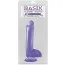 Фалоімітатор Basix Rubber Works Dong with Suction Cup, 20.3 см, фіолетовий - Фото №3