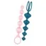 Набор из 2 анальных цепочек Satisfyer Love Beads, разноцветный - Фото №2