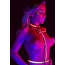 Портупея Taboom Glow In The Dark Seductive Harness With Bow, розовая - Фото №2