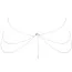 Прикраса для тіла Bijoux Indiscrets The Magnifique Collection 8 Body Chain, срібна - Фото №2