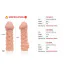 Насадка на пенис Kokos Cock Sleeve CS 009-S, телесная - Фото №2