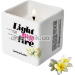 Масажна свічка Love To Love Light My Fire Monoi - моной, 80 мл - Фото №1