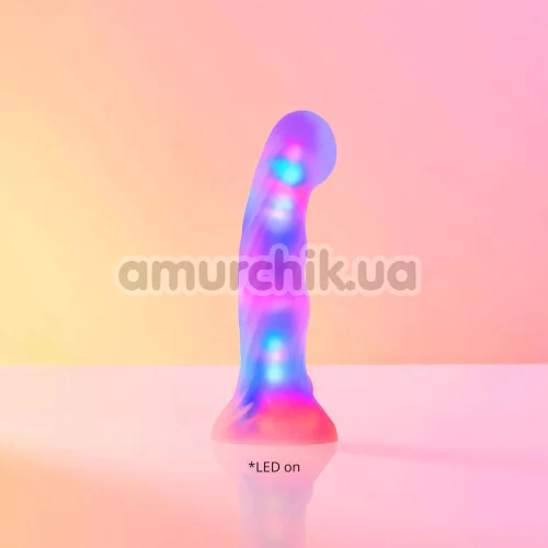 Фаллоимитатор с подсветкой Love To Love Sugar Bomb, желто-розовый
