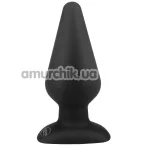 Анальная пробка Malesation Silicone Classic Plug L, чёрная - Фото №1