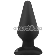 Анальна пробка Malesation Silicone Classic Plug L, чорна - Фото №1