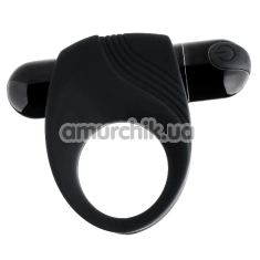 Віброкільце Ramrod Vibrating Cockring, чорне - Фото №1