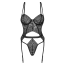 Боди JSY Sexy Lingerie JS228161, черное - Фото №3