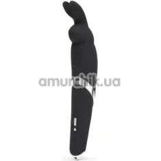 Кліторальний вібратор Happy Rabbit Wand Vibrator, чорний - Фото №1